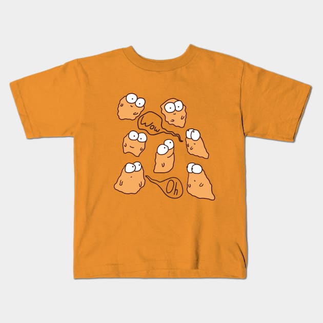 Funny Creatures Kids T-Shirt by Natalya Svetlova